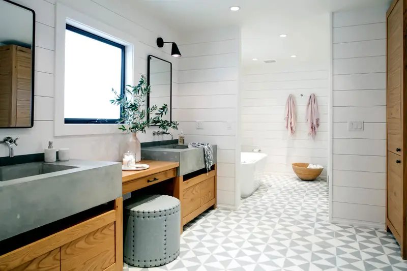 How to Get The Farmhouse Style Bathroom