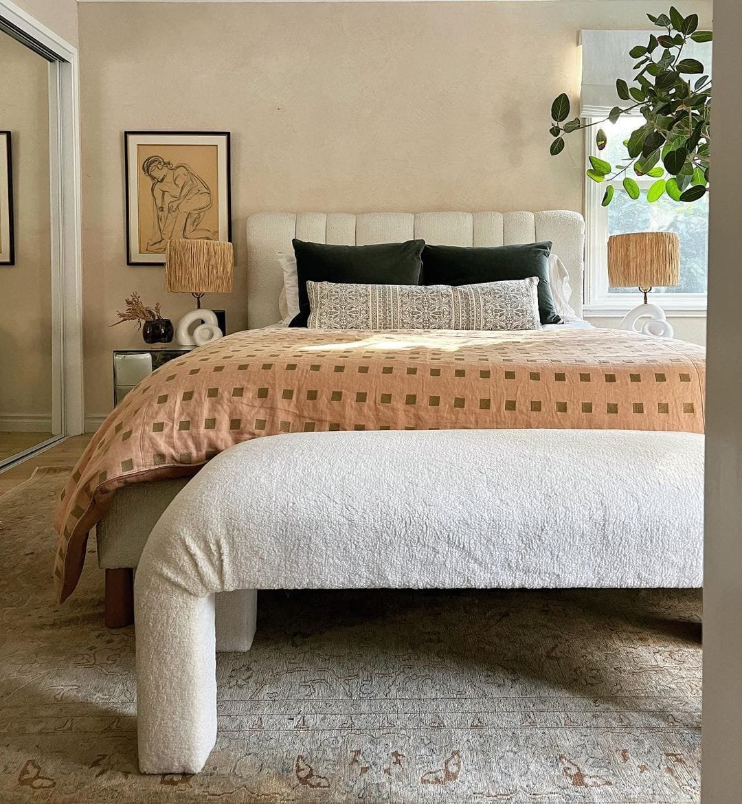 textured_fabric_bedroom_Trendy Home Hacks for a Cozy and Stylish Living Space